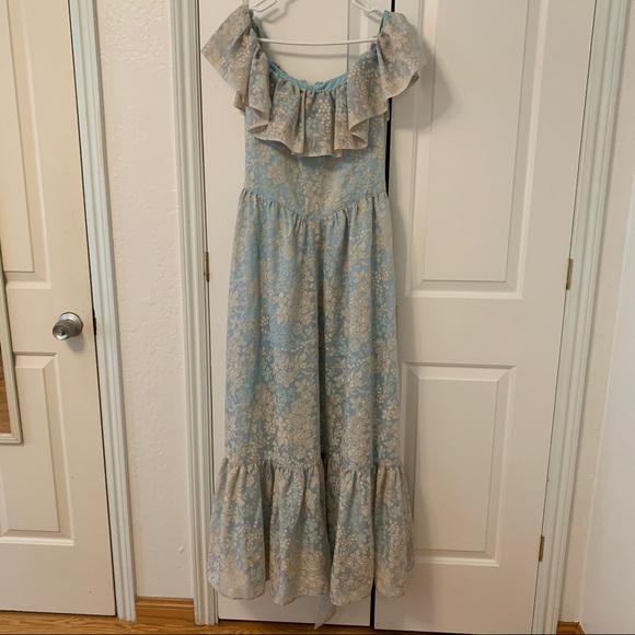 Vintage handmade prairie dress Gunne Sax inspired fairycore - Picture 2 of 11